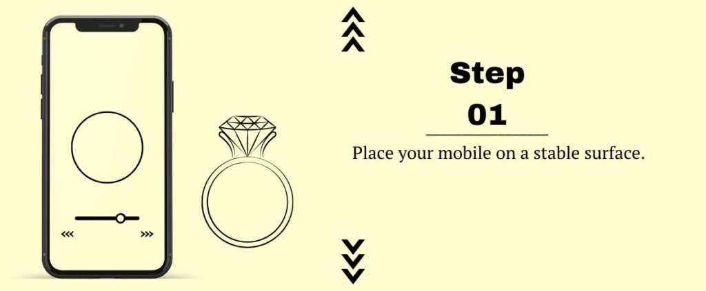 Place your mobile on a stable surface.