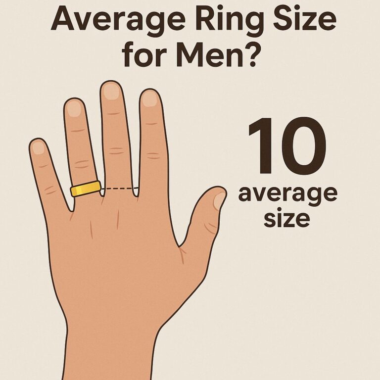 Average Ring Size for men