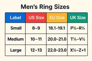 Average Ring Size for Men