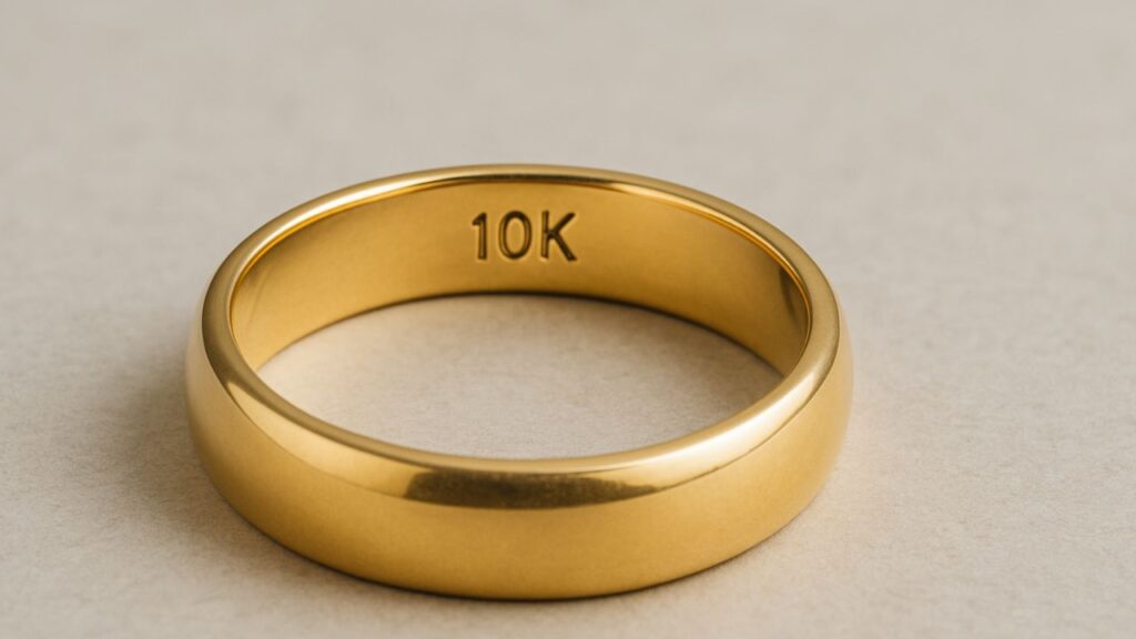 10K gold ring
