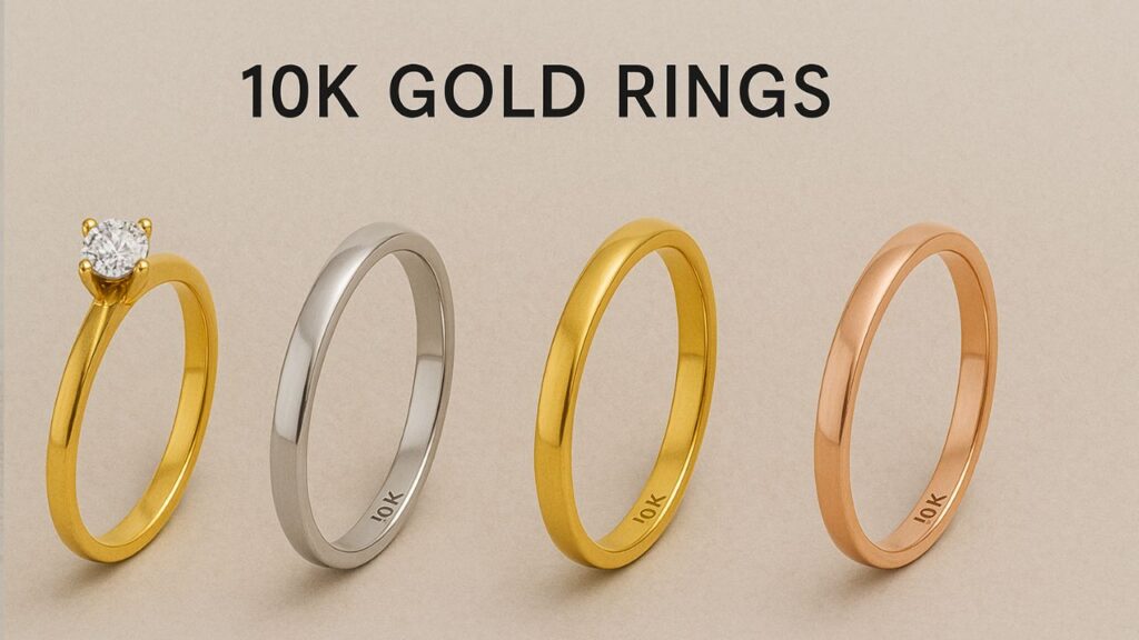 Different Types of 10K Gold Rings 