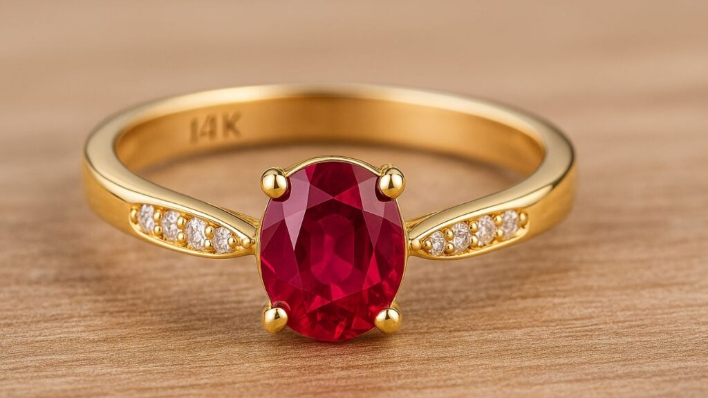 How Much Is a 14K Gold Ruby Ring Worth