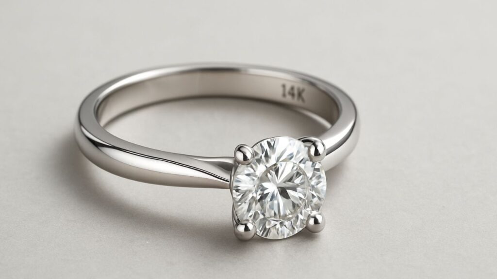 How Much Is a 14K White Gold Ring Worth