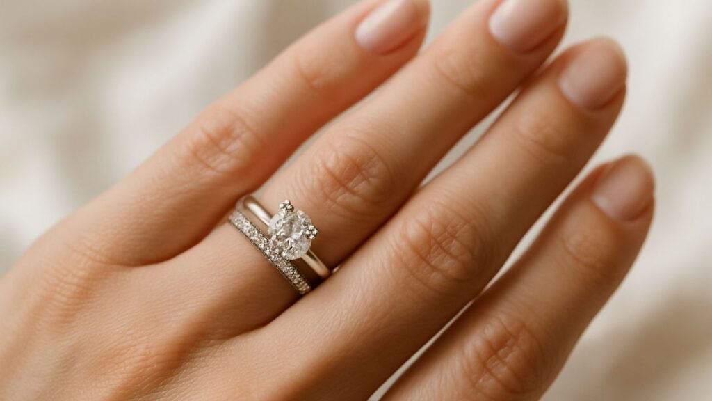 How to Wear Engagement Ring and Wedding Band