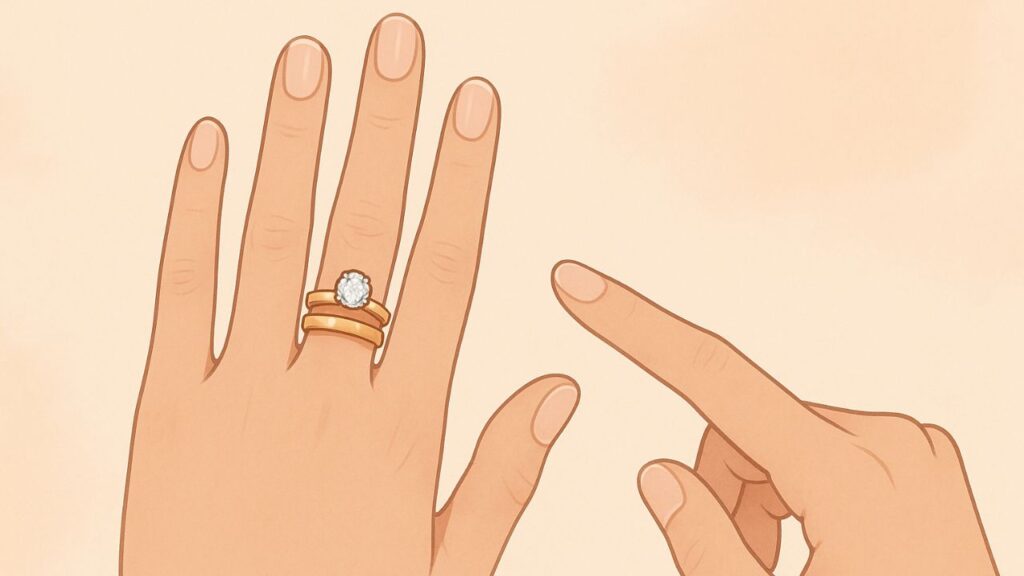 How to Wear Wedding Ring and Engagement