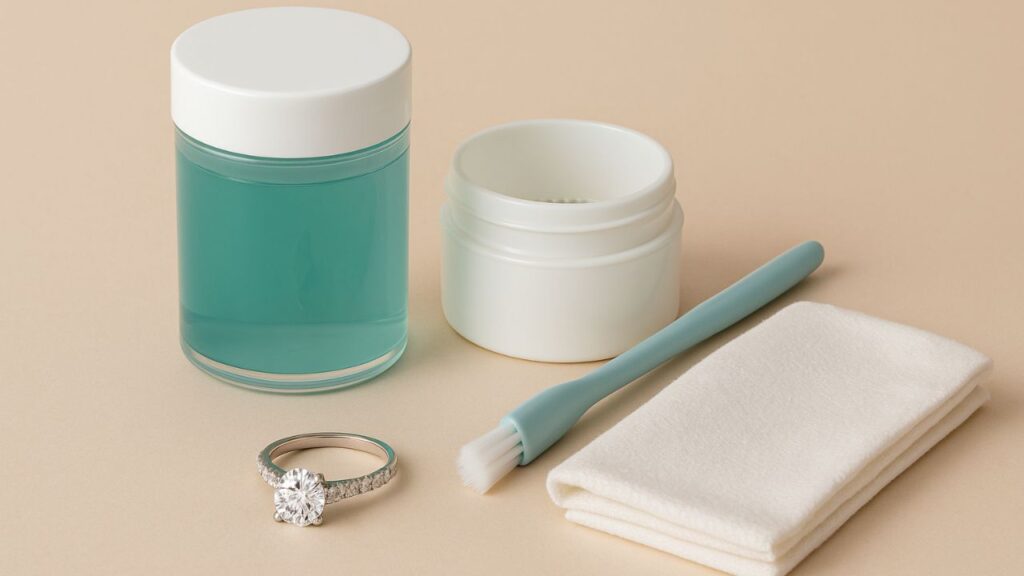 Jewelry Cleaning Solution to clean diamond ring