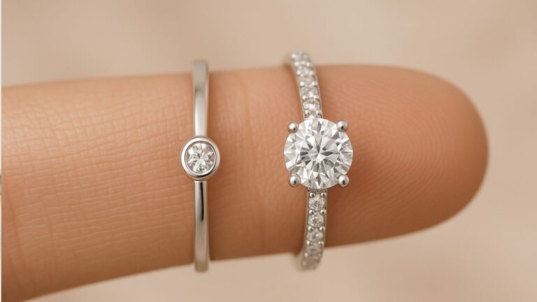 Promise Ring and Engagement Ring