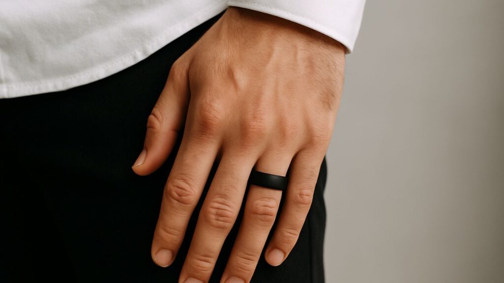 What Does a Black Wedding Ring Mean on a Man​