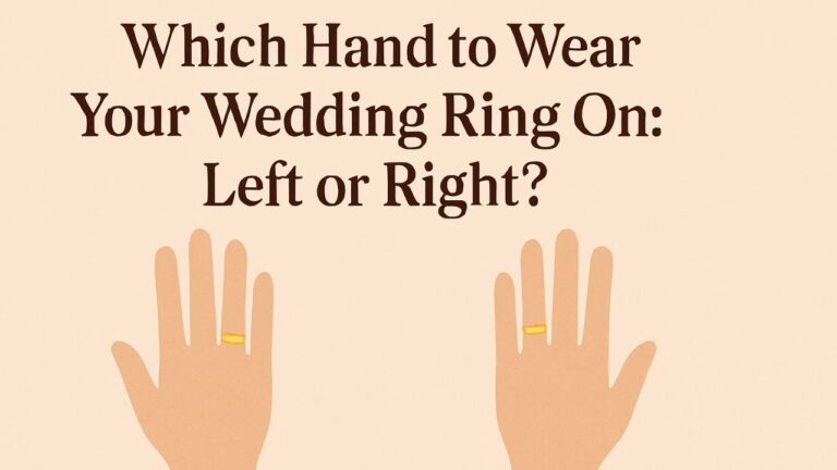 Which Hand to Wear Your Wedding Ring On