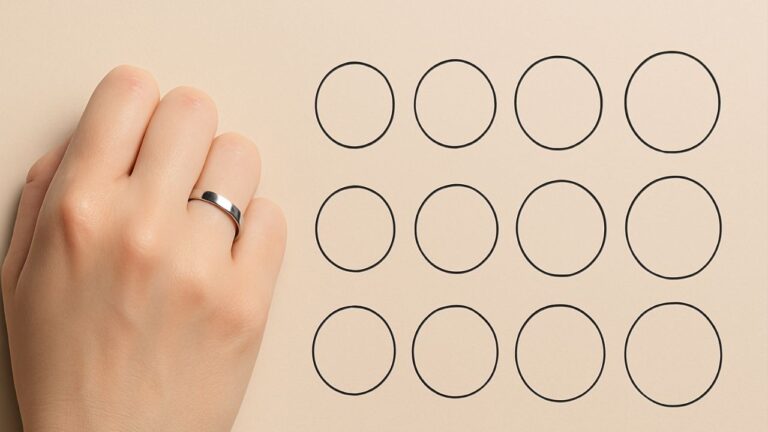what is actual ring size diagram